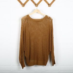 Wishlist Round Neck Crocheted Sweater